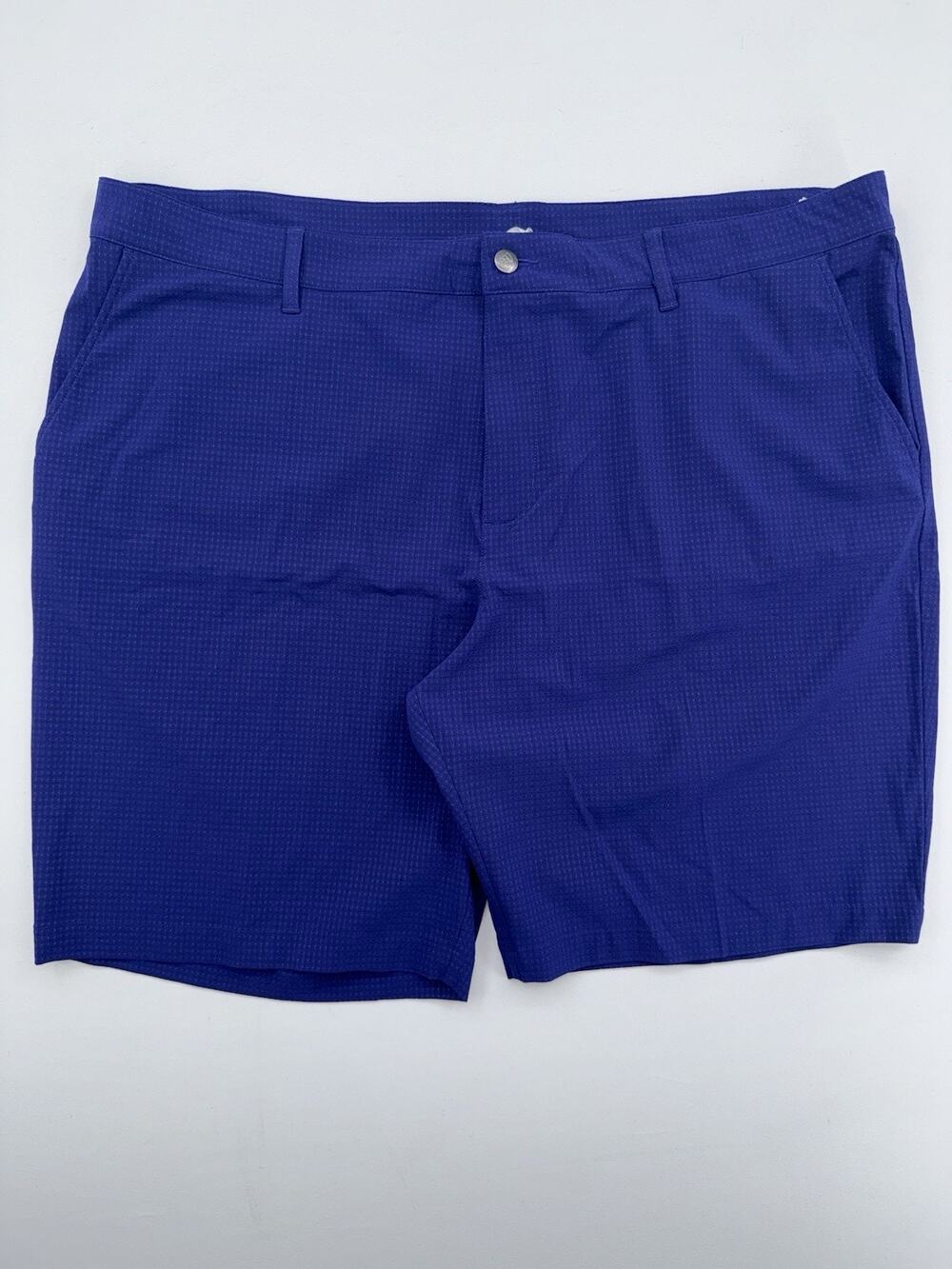 Adidas Men’s Blue Stretch Golf Shorts Size 42 Blue 3 Stripes